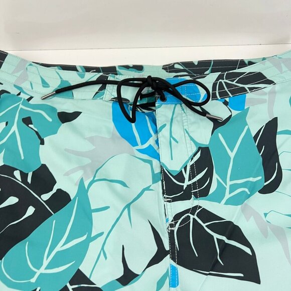 Deus ex machina Morning Light Sea Blue  Board Shorts Size 36 Swim Trunks - Picture 7 of 7